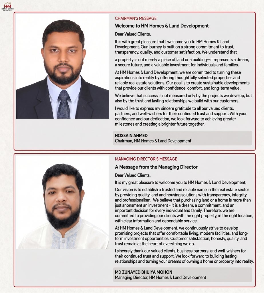 managing director’s & chairman’s message